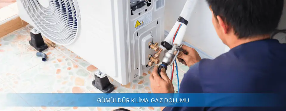 Gümüldür İlçemi Carrier Klima Gaz Dolumu